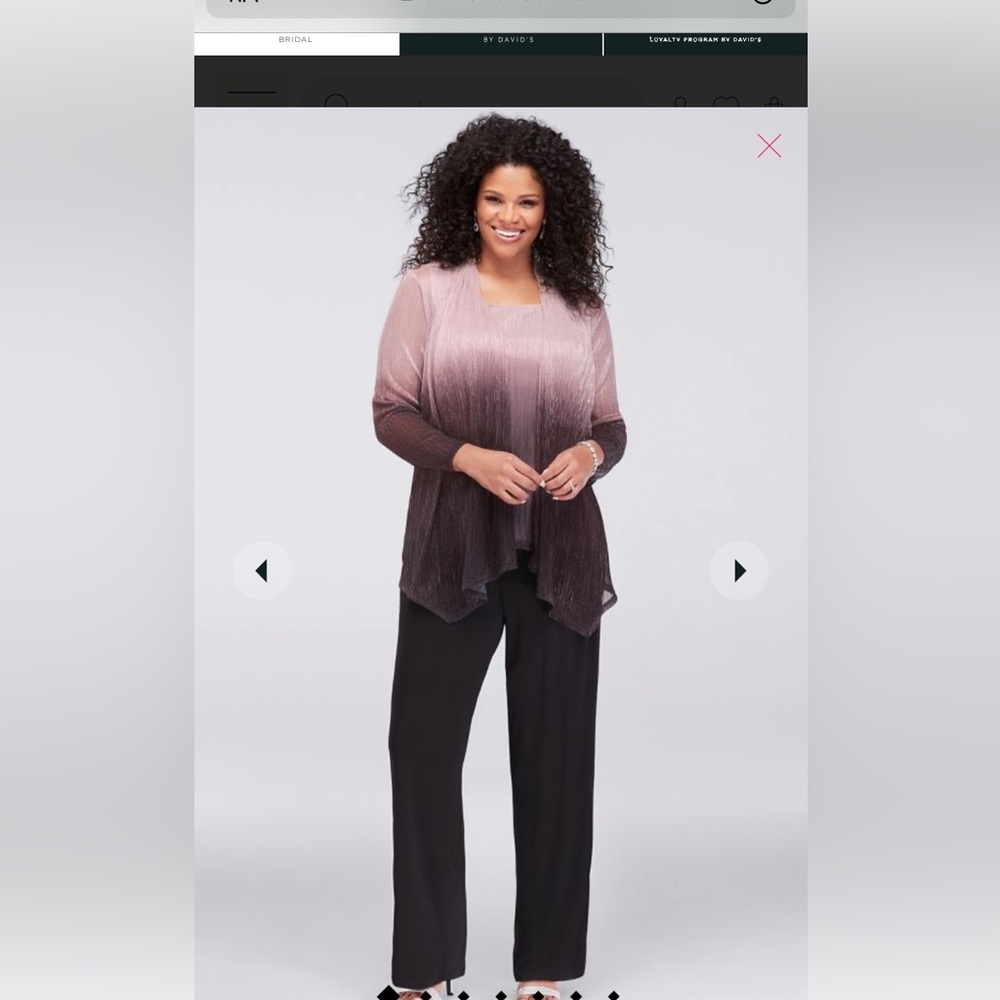 Oleg Cassini pant suit